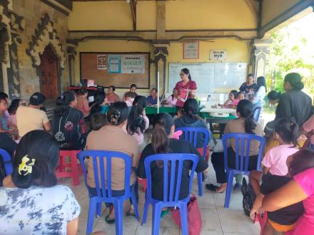 PELAKSANAAN KEGIATAN POSYANDU BANJAR DINAS MUNDUK BULAN JULI 2025 DESA ANTURAN